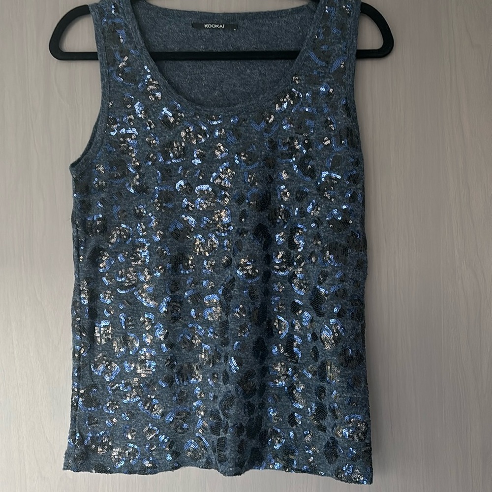 Kookai sequin top in french size 1